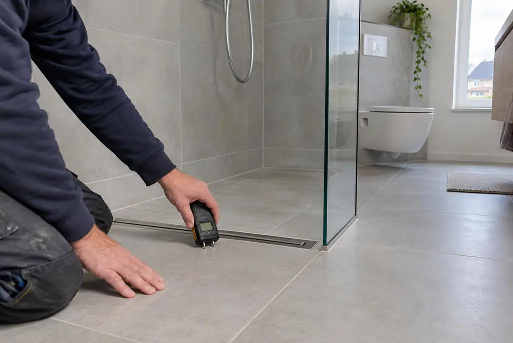 Lekdetectie Enkhuizen – badkamer in een nieuwbouwwoning